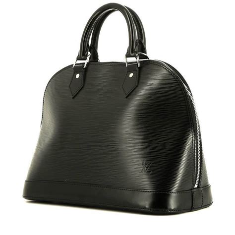 borsa alma louis vuitton nera pelle|authentic louis vuitton alma.